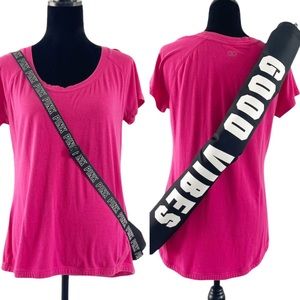 VS PINK Crossbody Insulated Travel Can Beverage Bag